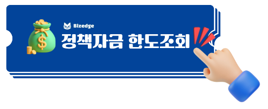 정책자금 한도조회
